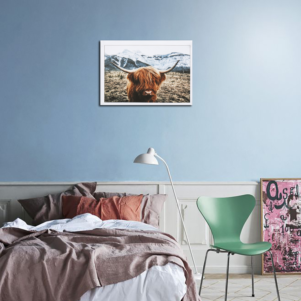 1-Piece-Canvas-Print-Painting-Highland-Cow-Poster-Wall-Decorative-Printing-Art-Pictures-Frameless-Wa-1743443-9