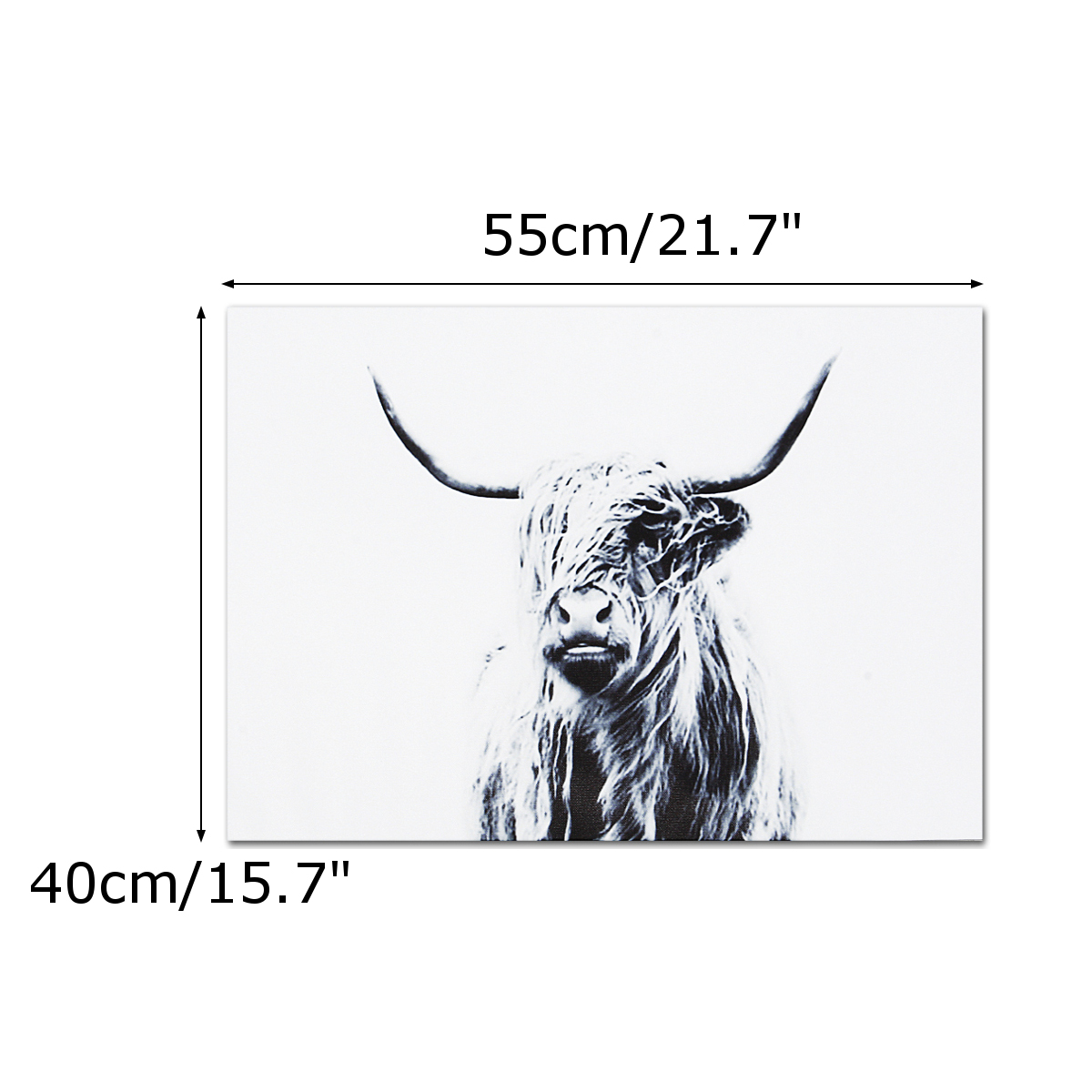 1-Piece-Highland-Cattle-Canvas-Painting-Wall-Decorative-Print-Art-Pictures-Frameless-Wall-Hanging-De-1733254-1