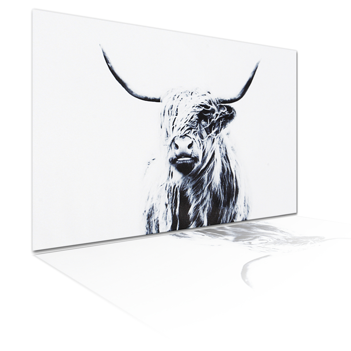 1-Piece-Highland-Cattle-Canvas-Painting-Wall-Decorative-Print-Art-Pictures-Frameless-Wall-Hanging-De-1733254-2