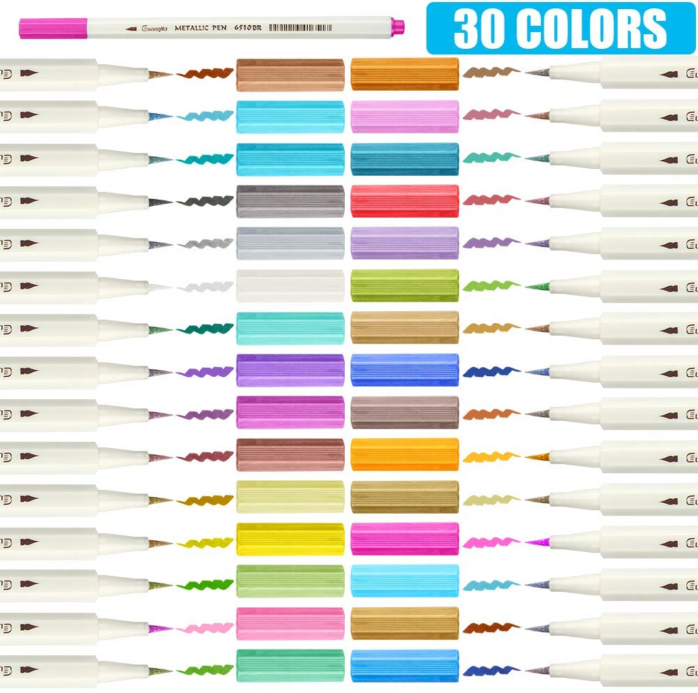 10122030-ColorsSet-DIY-Photo-Album-Marker-Pen-Graffiti-Acrylic-Paint-Highlighting-Art-Stationery-Pai-1741155-12