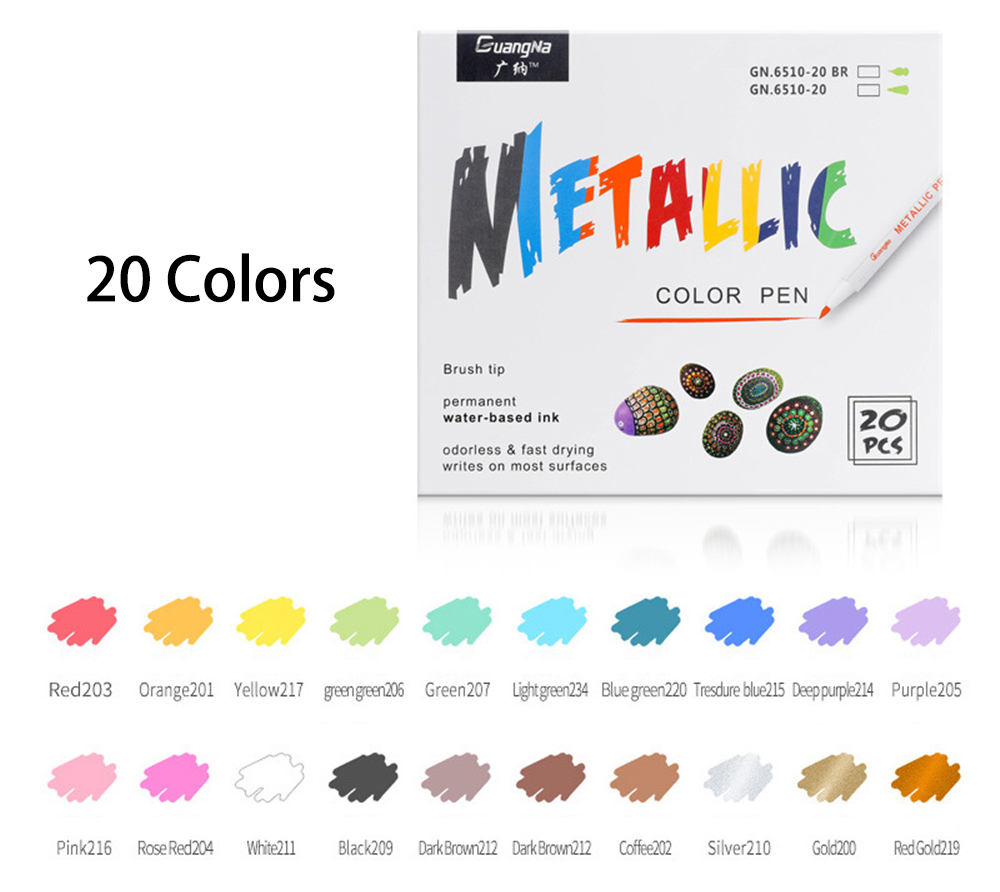 10122030-ColorsSet-DIY-Photo-Album-Marker-Pen-Graffiti-Acrylic-Paint-Highlighting-Art-Stationery-Pai-1741155-25