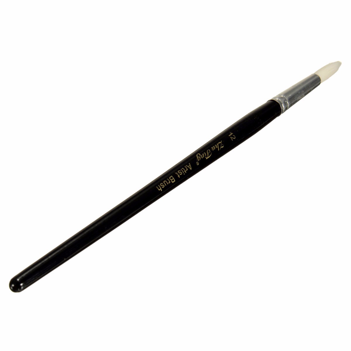 12-PcsLot-Paint-Brush-Different-Size-Black-Short-Rod-White-Nylon-Hair-Oil-Painting-Brushes-Watercolo-1557057-7