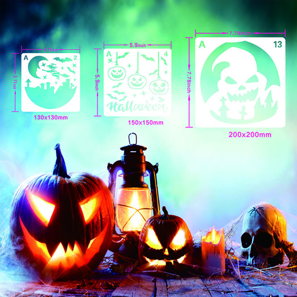16pcs-Halloween-Painting-Template-Painting-Template-DIY-Graffiti-Accessories-Hollow-Template-Paint-A-1720898-1