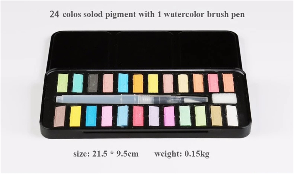 1824-Colors-Watercolor-Paints-Set-Solid-Water-Color-Paint-For-Beginner-Painting-Stationery-School-Dr-1732418-3