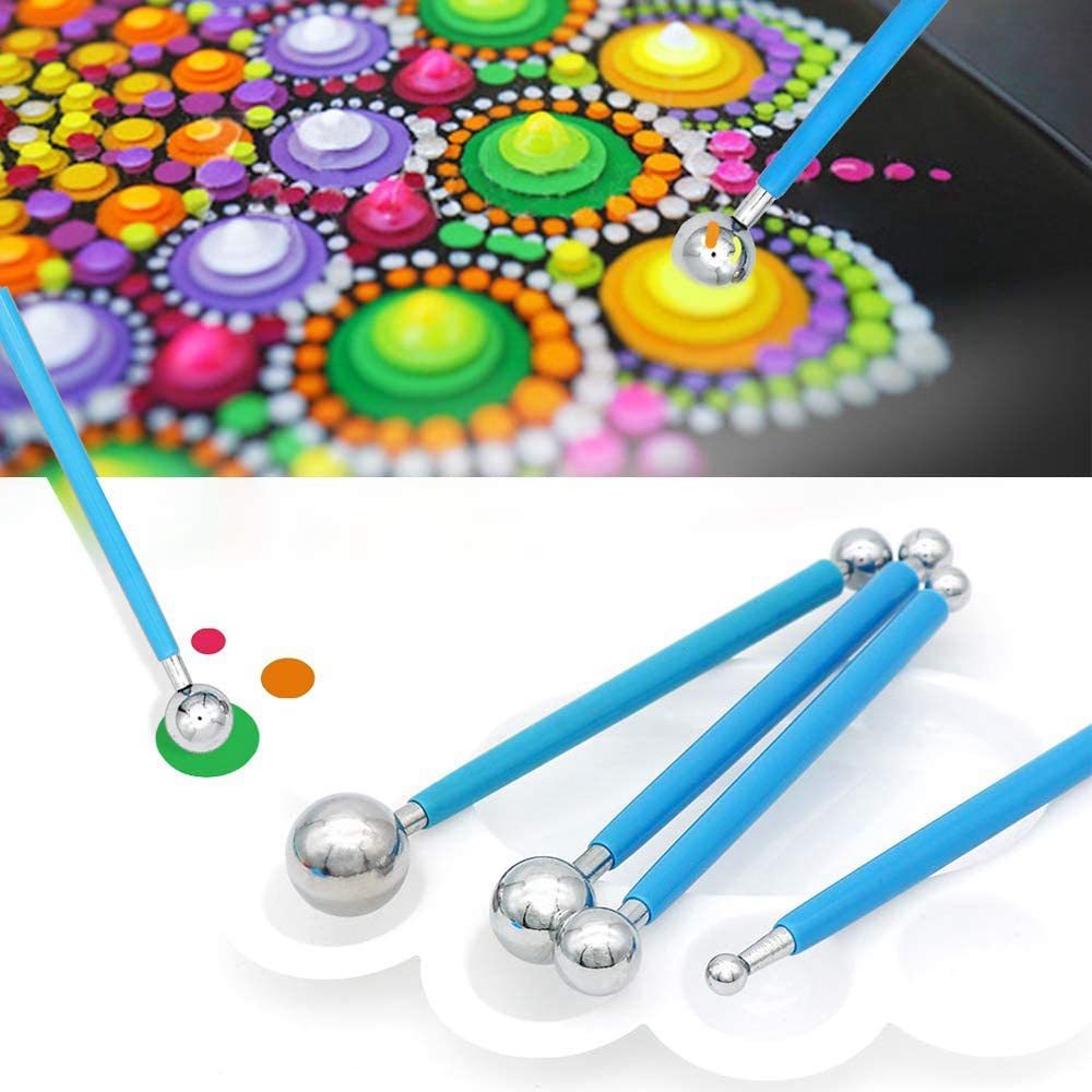 35-PCS-Mandala-Dotting-Tools-Stencil-Ball-Stylus-Brushes-Paint-Tray-for-Painting-Rocks-Coloring-Draw-1688296-1