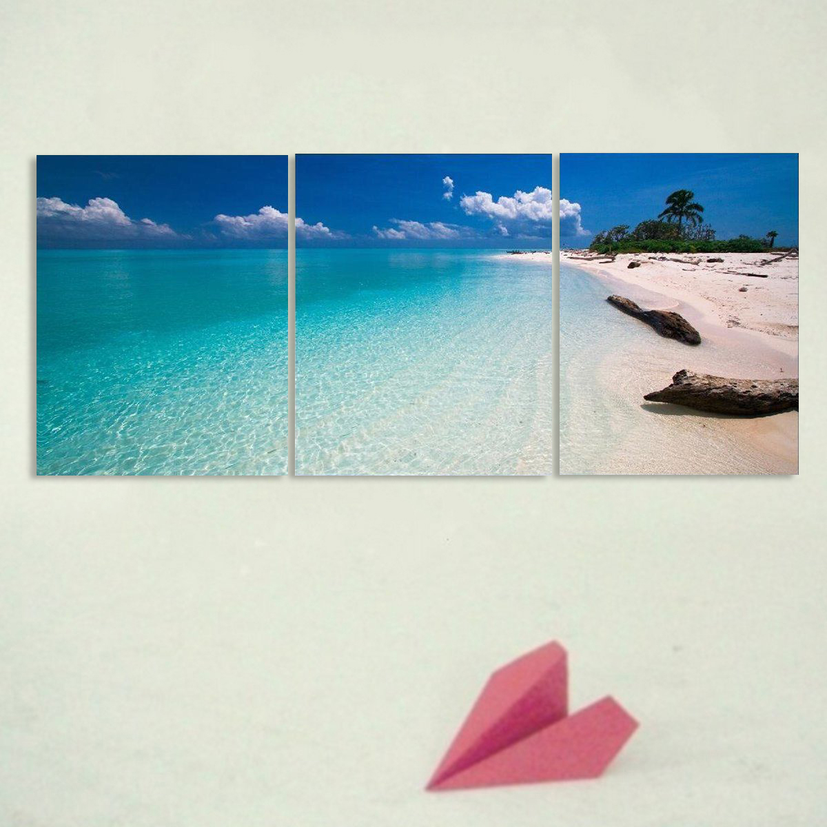 3Pcs-Canvas-Print-Paintings-Beach-Seaside-Wall-Decorative-Print-Art-Pictures-Frameless-Wall-Hanging--1159414-2