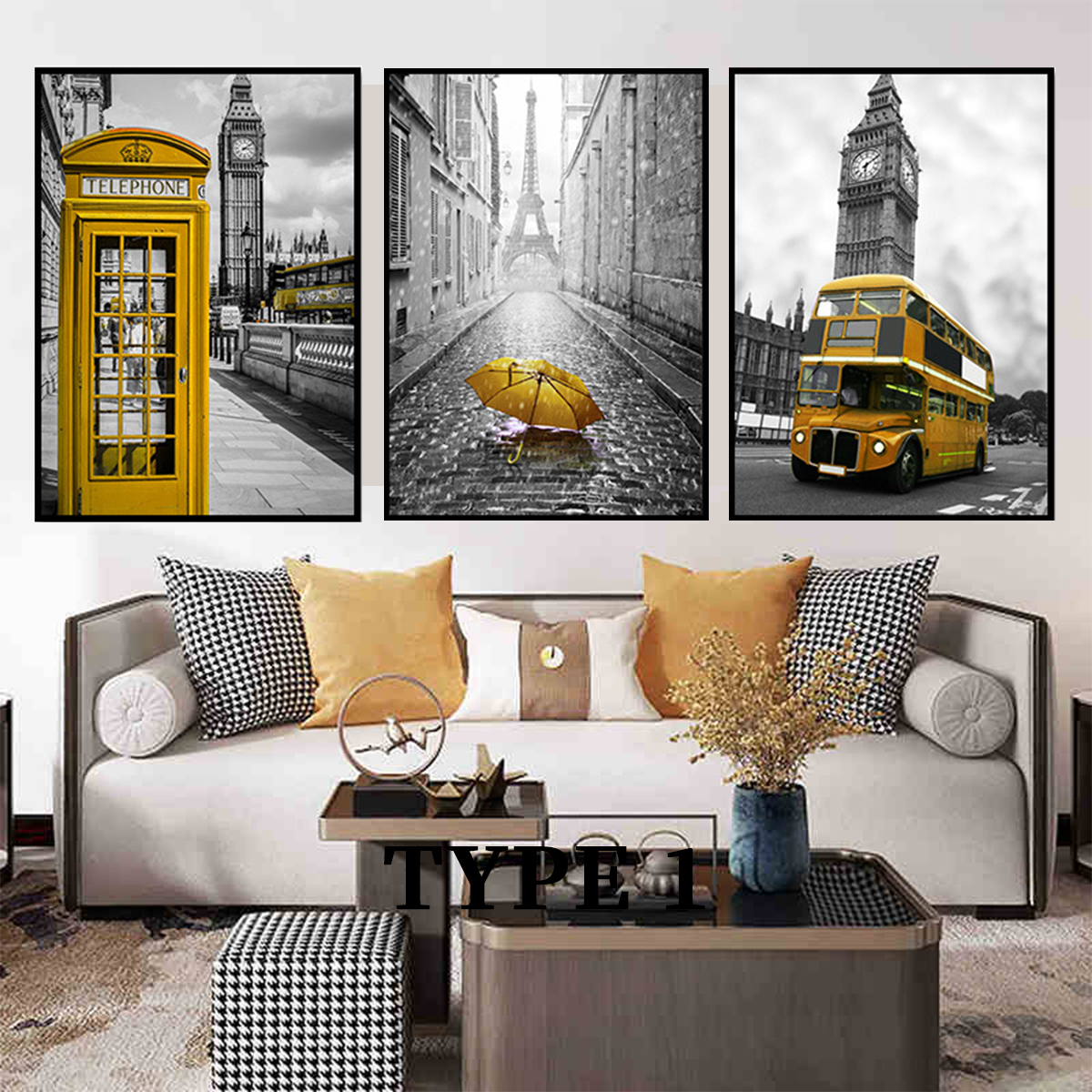 3Pcs-City-Scenery-Canvas-Paintings-Wall-Decorative-Print-Art-Pictures-Unframed-Wall-Hanging-Home-Off-1783981-12