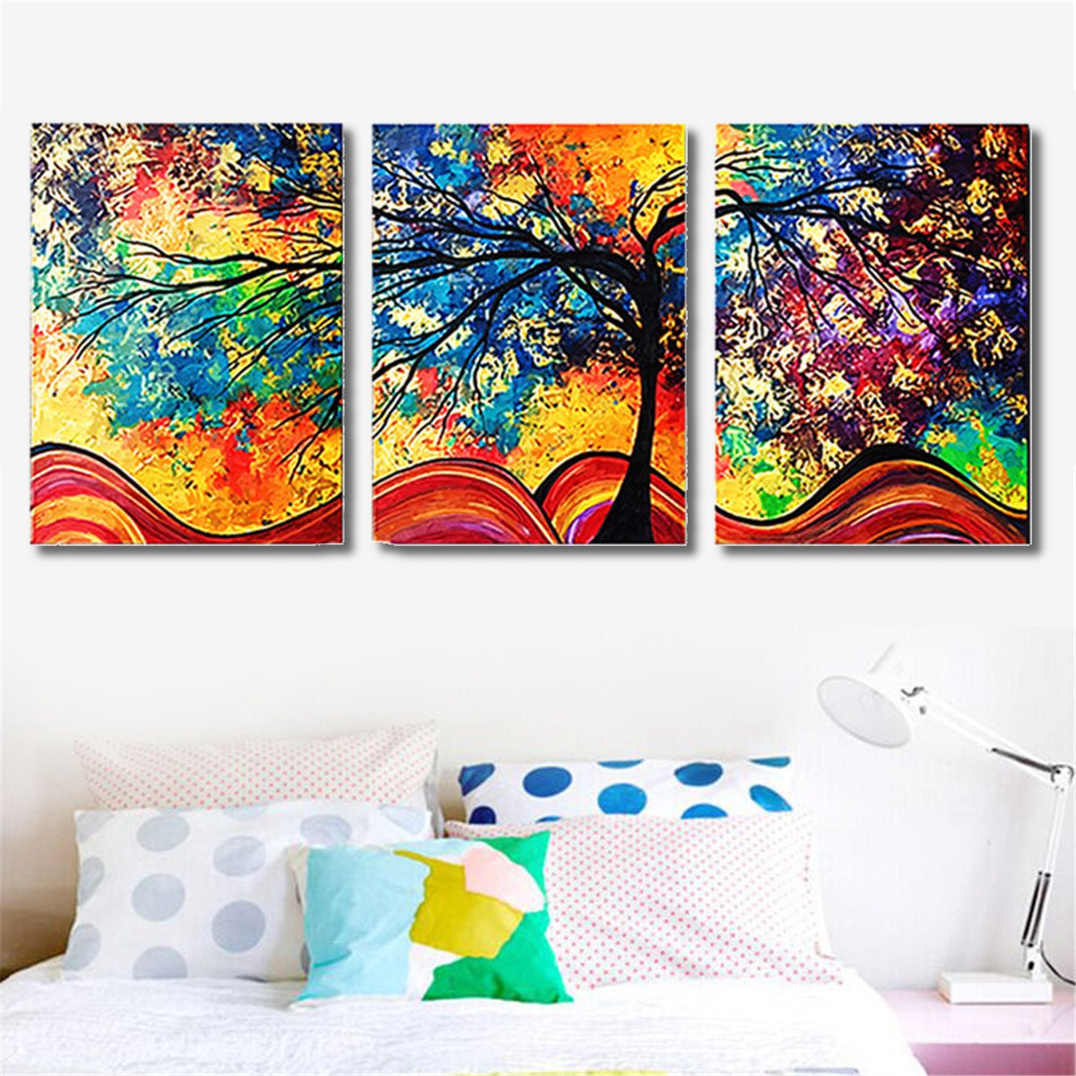 3Pcs-Colorful-Tree-HD-Canvas-Print-Paintings-Wall-Decorative-Print-Art-Pictures-FramedFrameless-Wall-1187263-6