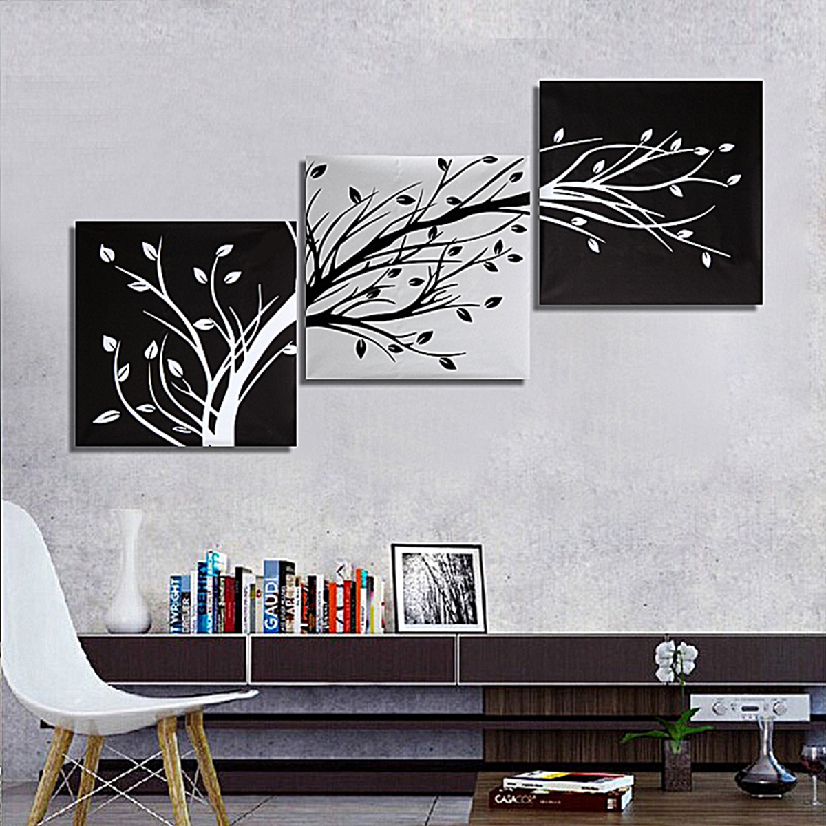 3Pcs-Wall-Decorative-Paintings-Abstract-Wood-Canvas-Print-Art-Pictures-Frameless-Wall-Hanging-Decor--1206624-4