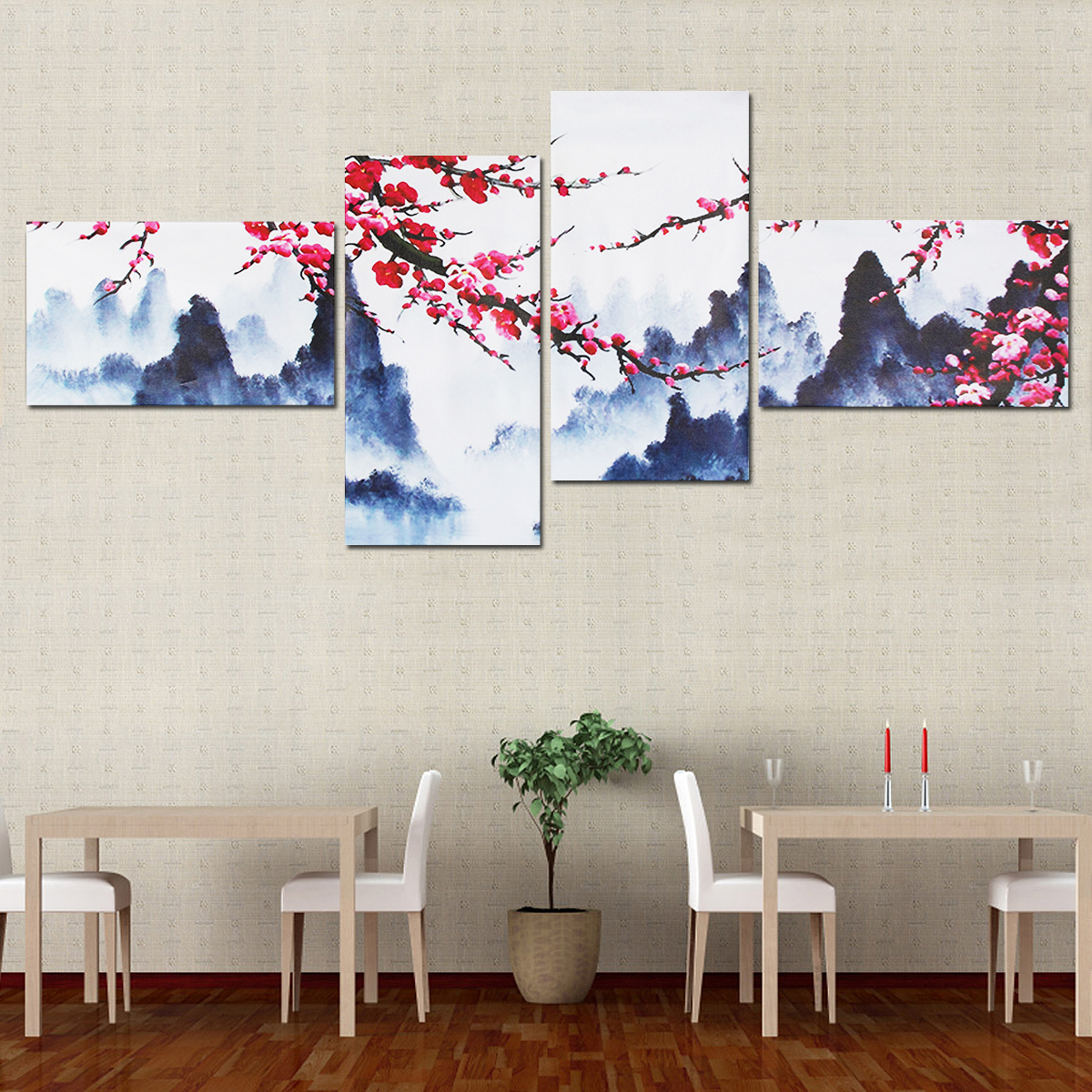 4-Pcs-Wall-Decorative-Painting-Modern-Abstract-Wall-Decor-Plum-Blossom-Art-Pictures-Canvas-Prints-Ho-1319561-5