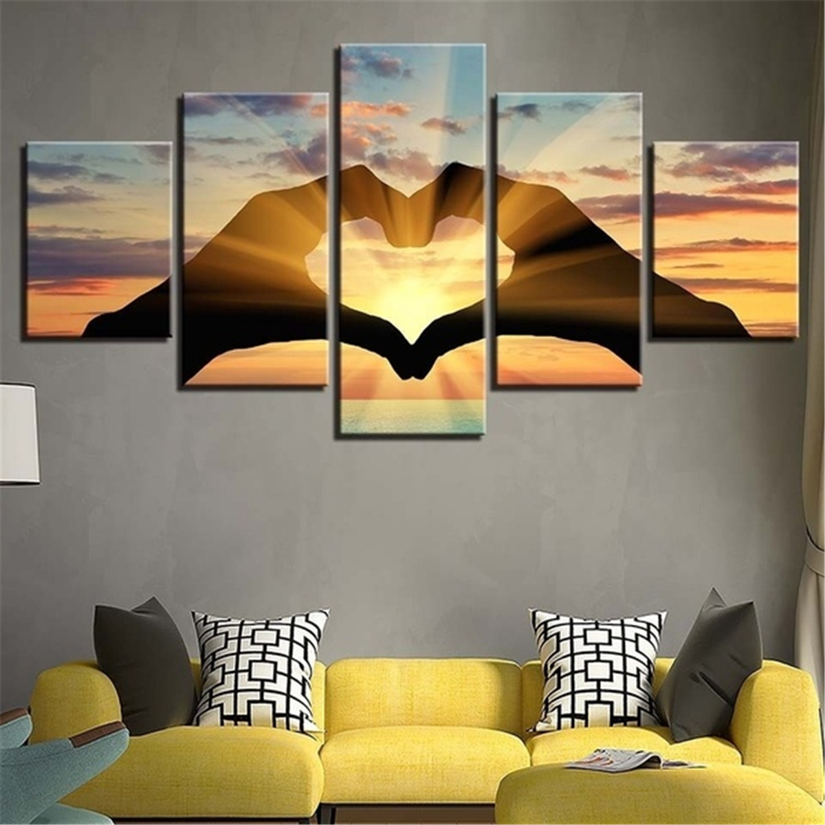 5-Pcs-Wall-Decorative-Painting-Couple-Love-Group-Wall-Decor-Art-Pictures-Canvas-Prints-Home-Office-H-1688799-6