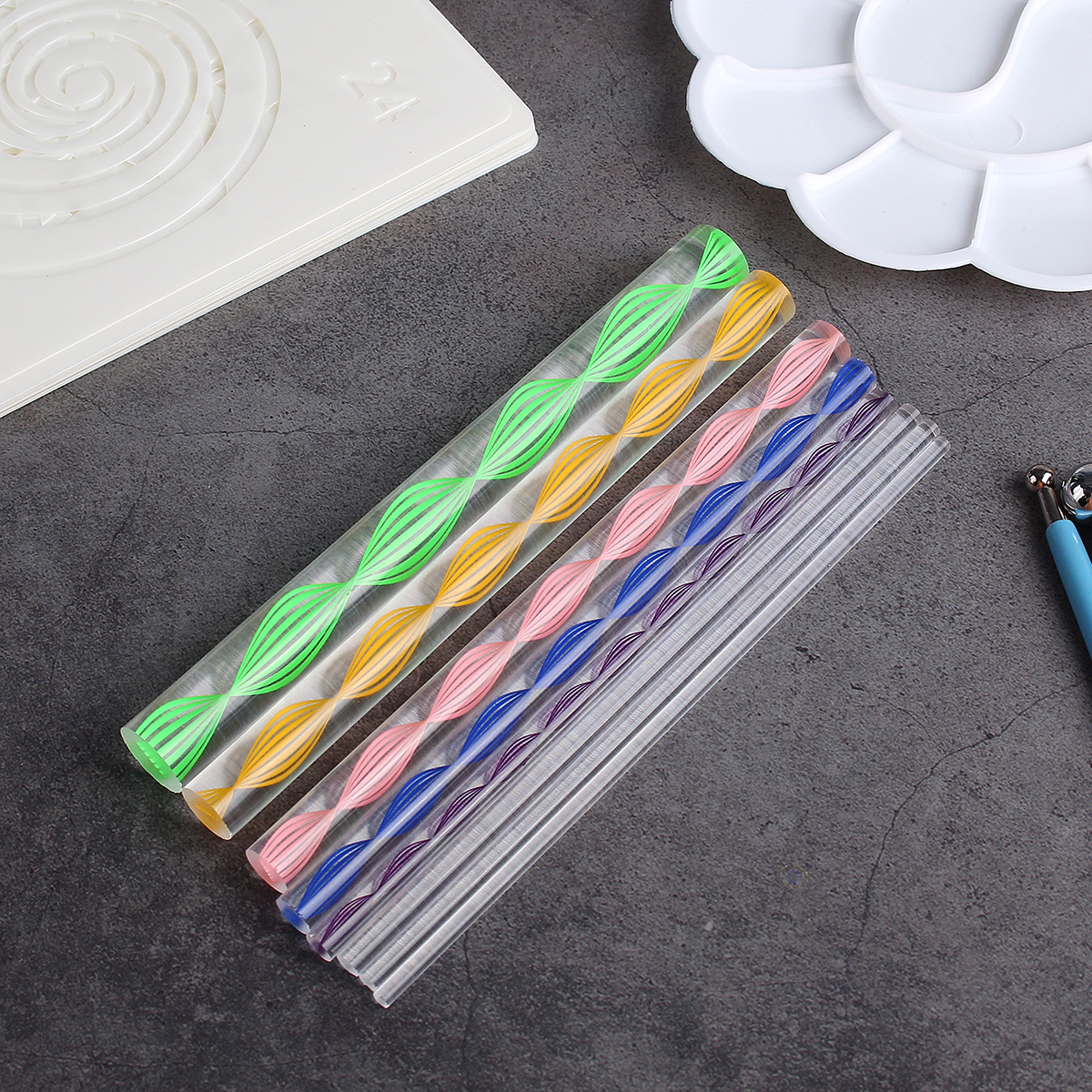 53Pcs-Mandala-Dotting-Tools-Set-Rock-Painting-Kit-Nail-Art-Craft-Pen-Paint-Stencil-Supplies-Stone-Ma-1783953-10