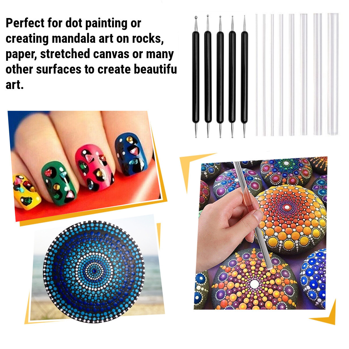58Pcs-DIY-Mandala-Dotting-Tools-Set-Rock-Painting-Kit-Nail-Art-Craft-Pen-Paint-Stencil-Template-Supp-1790202-2
