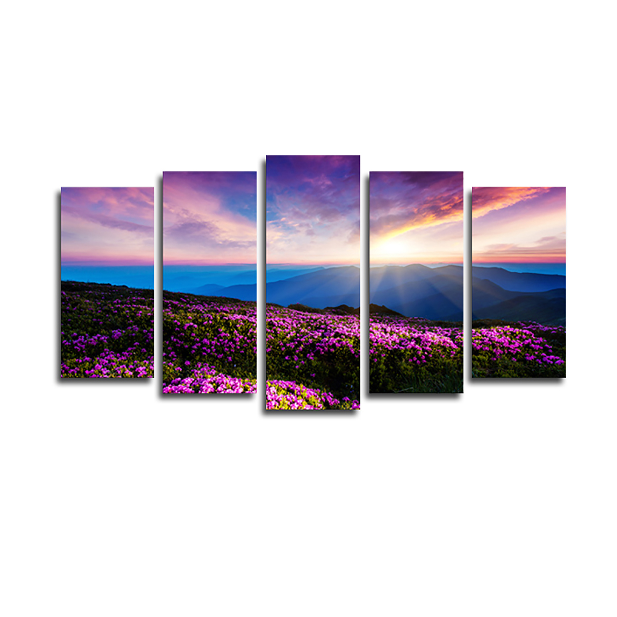 5Pcs-Canvas-Print-Paintings-Scenery-Oil-Painting-Wall-Decorative-Printing-Art-Picture-Frameless-Home-1758668-20