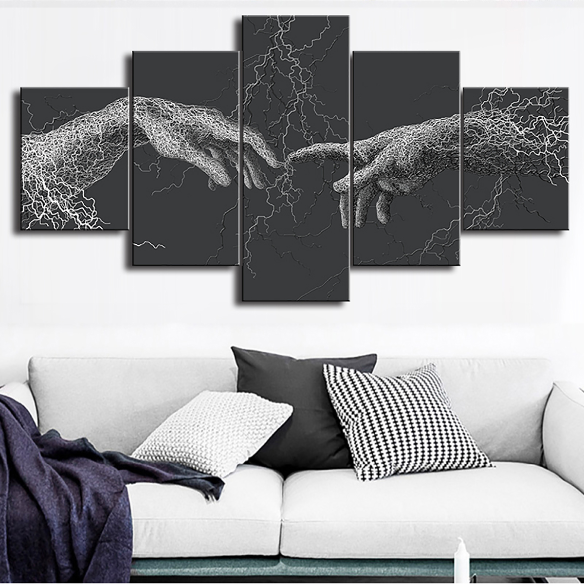 5Pcs-Canvas-Print-Paintings-Scenery-Oil-Painting-Wall-Decorative-Printing-Art-Picture-Frameless-Home-1758668-9