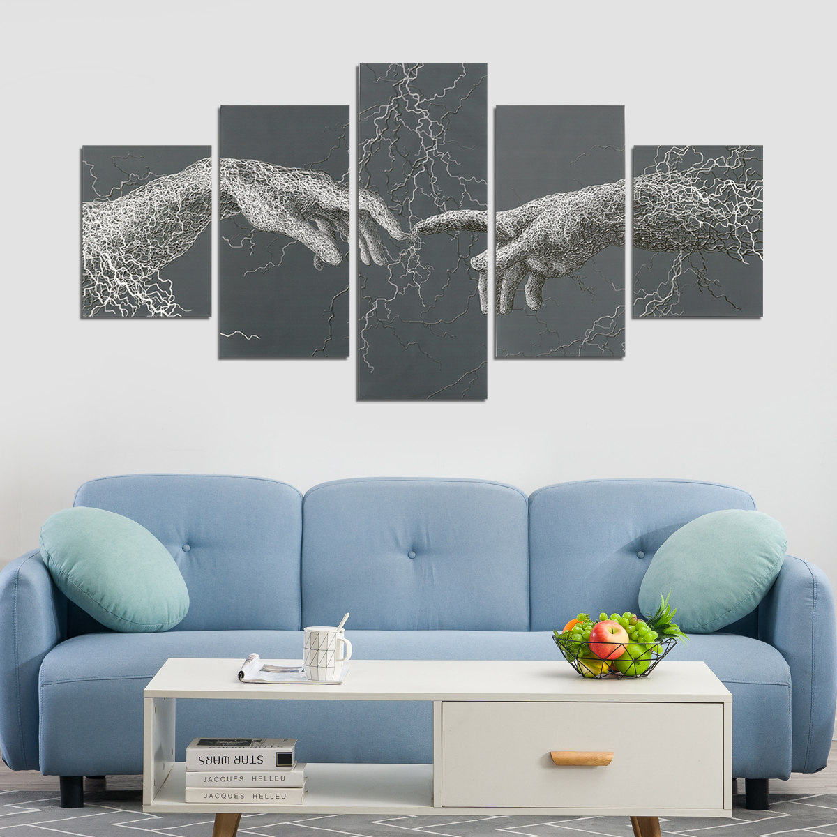 5Pcs-Canvas-Print-Paintings-Scenery-Oil-Painting-Wall-Decorative-Printing-Art-Picture-Frameless-Home-1758668-10