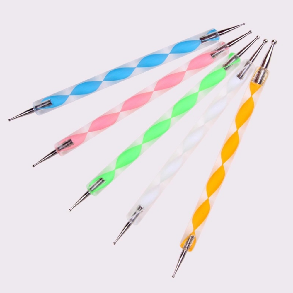 5Pcs-Color-Handle-Dotting-Tools-Spiral-Rod-Double-end-Point-Nail-Pen-Indentation-Pen-Point-Flower-Dr-1688498-4