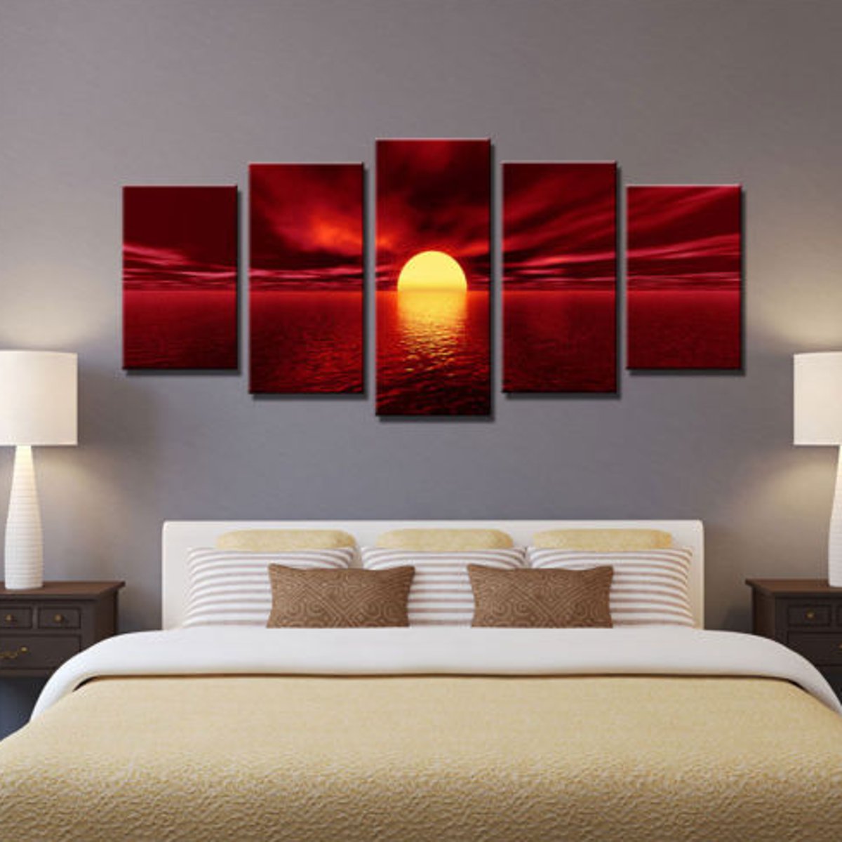 5Pcs-Wall-Decorative-Paintings-Canvas-Print-Art-Pictures-Frameless-Wall-Hanging-Decorations-for-Home-1720818-2