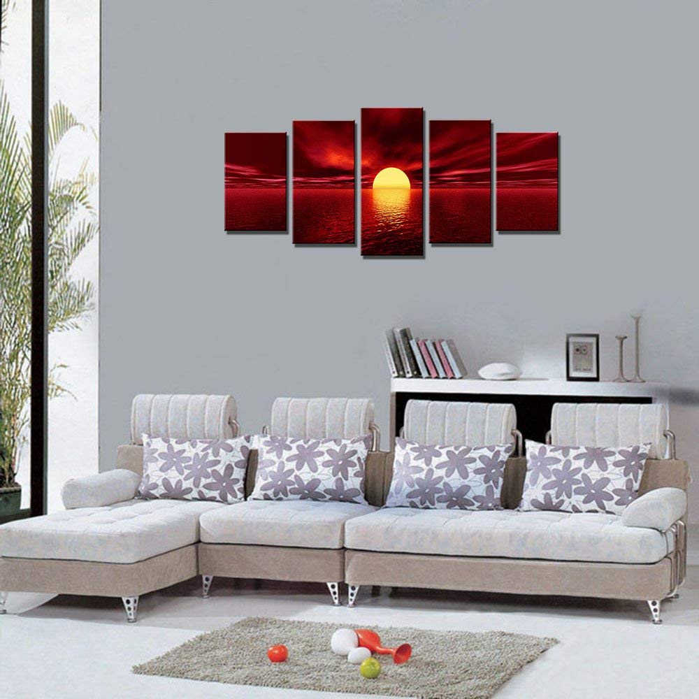 5Pcs-Wall-Decorative-Paintings-Canvas-Print-Art-Pictures-Frameless-Wall-Hanging-Decorations-for-Home-1720818-7