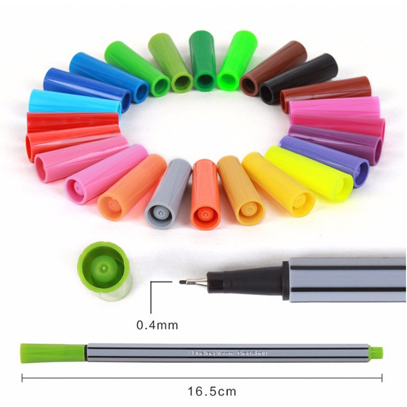 61224-Colors-04mm-Hook-Line-Pen-Fineliner-Pens-Colored-Watercolor-Marker-Pen-Set-Stationery-School-S-1650123-1