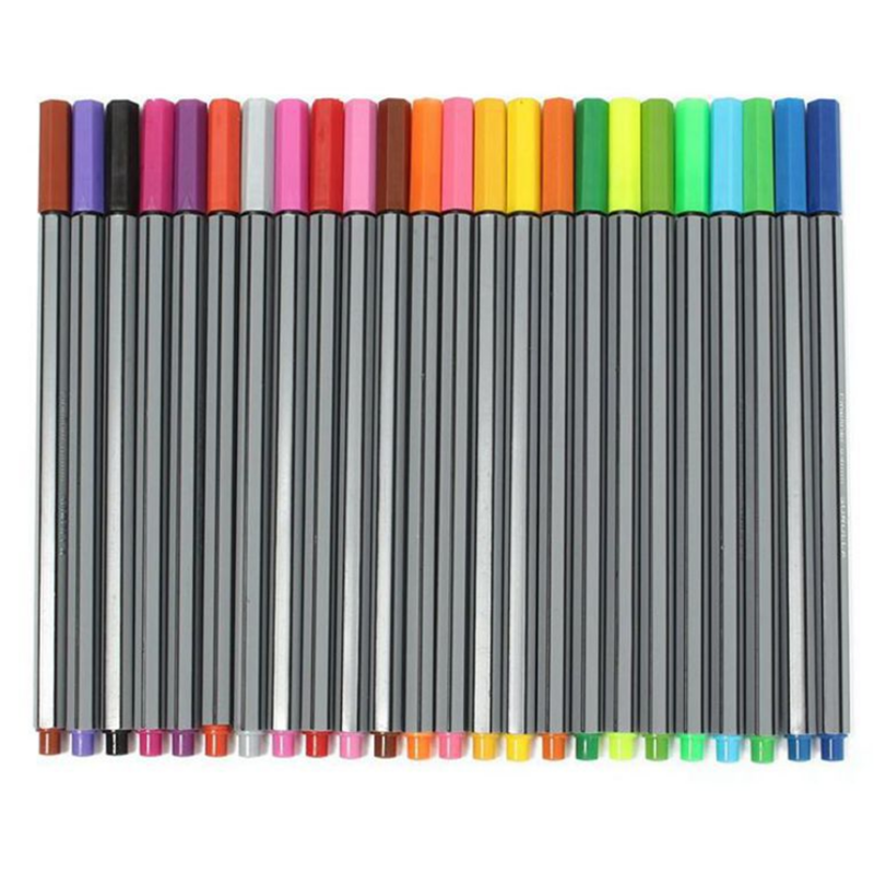 61224-Colors-04mm-Hook-Line-Pen-Fineliner-Pens-Colored-Watercolor-Marker-Pen-Set-Stationery-School-S-1650123-6