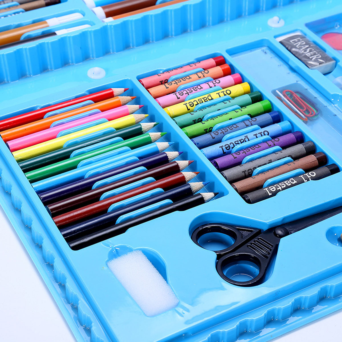 90Pcs-Painting-Art-Set-Kids-Painting-Tool-Drawing-Graffiti-Toys-Watercolor-Pens-Oil-Pastel-Children--1739998-9