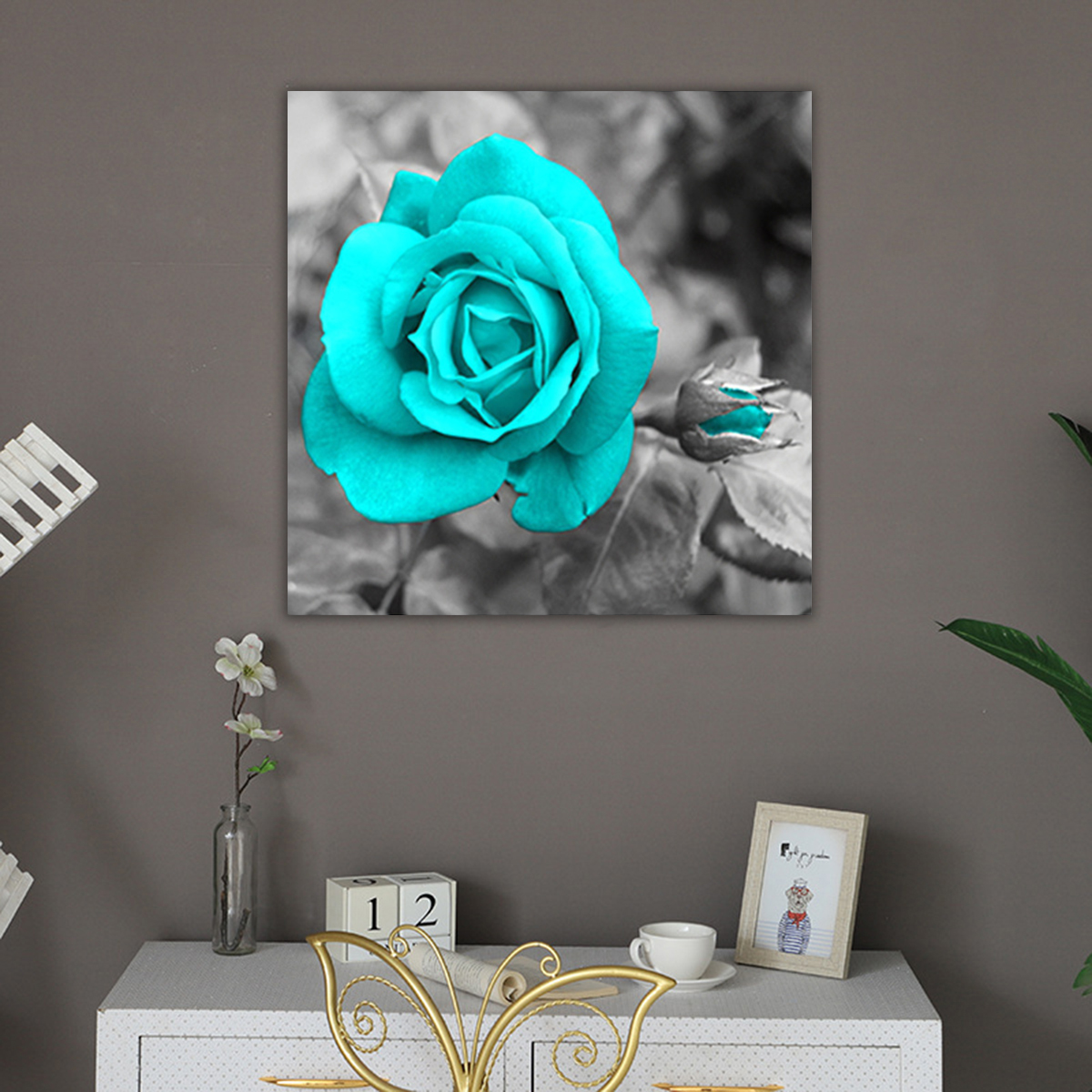 Blue-Rose-Canvas-Painting-Wall-Decorative-Print-Art-Pictures-Unframed-Wall-Hanging-Home-Office-Wall--1778176-8