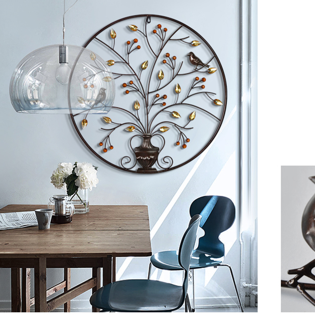 Brown-Tree-of-Life-Wall-Hanging-Art-Picture-Metal-Iron-Sculpture-BIG-62cm-Wall-Decorative-Art-Kit-Ga-1765506-2