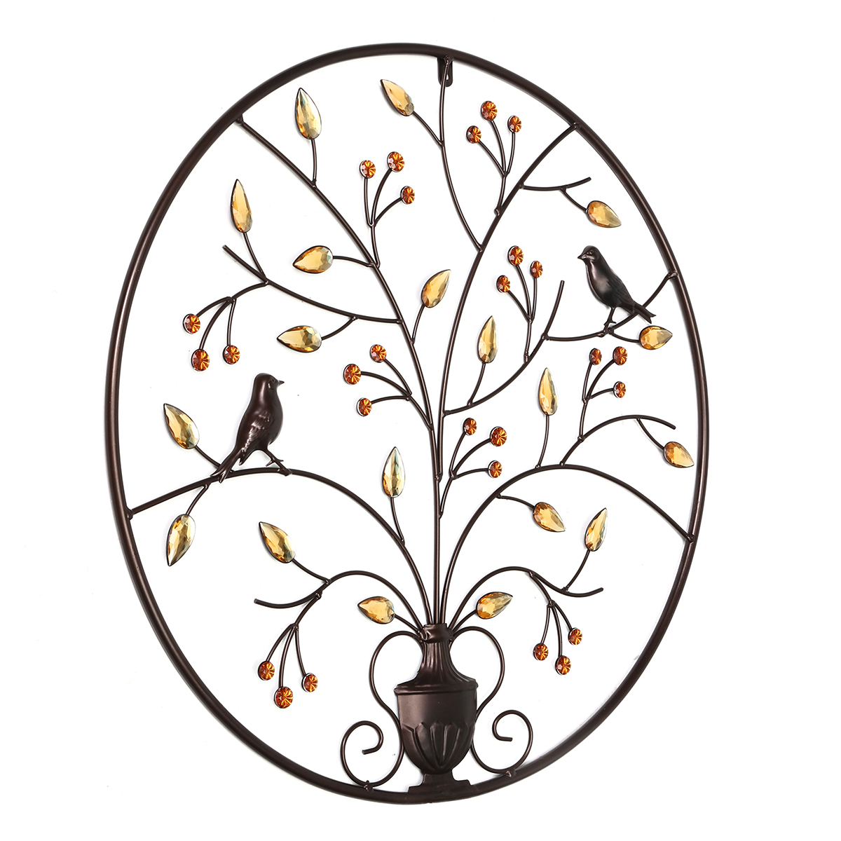 Brown-Tree-of-Life-Wall-Hanging-Art-Picture-Metal-Iron-Sculpture-BIG-62cm-Wall-Decorative-Art-Kit-Ga-1765506-11
