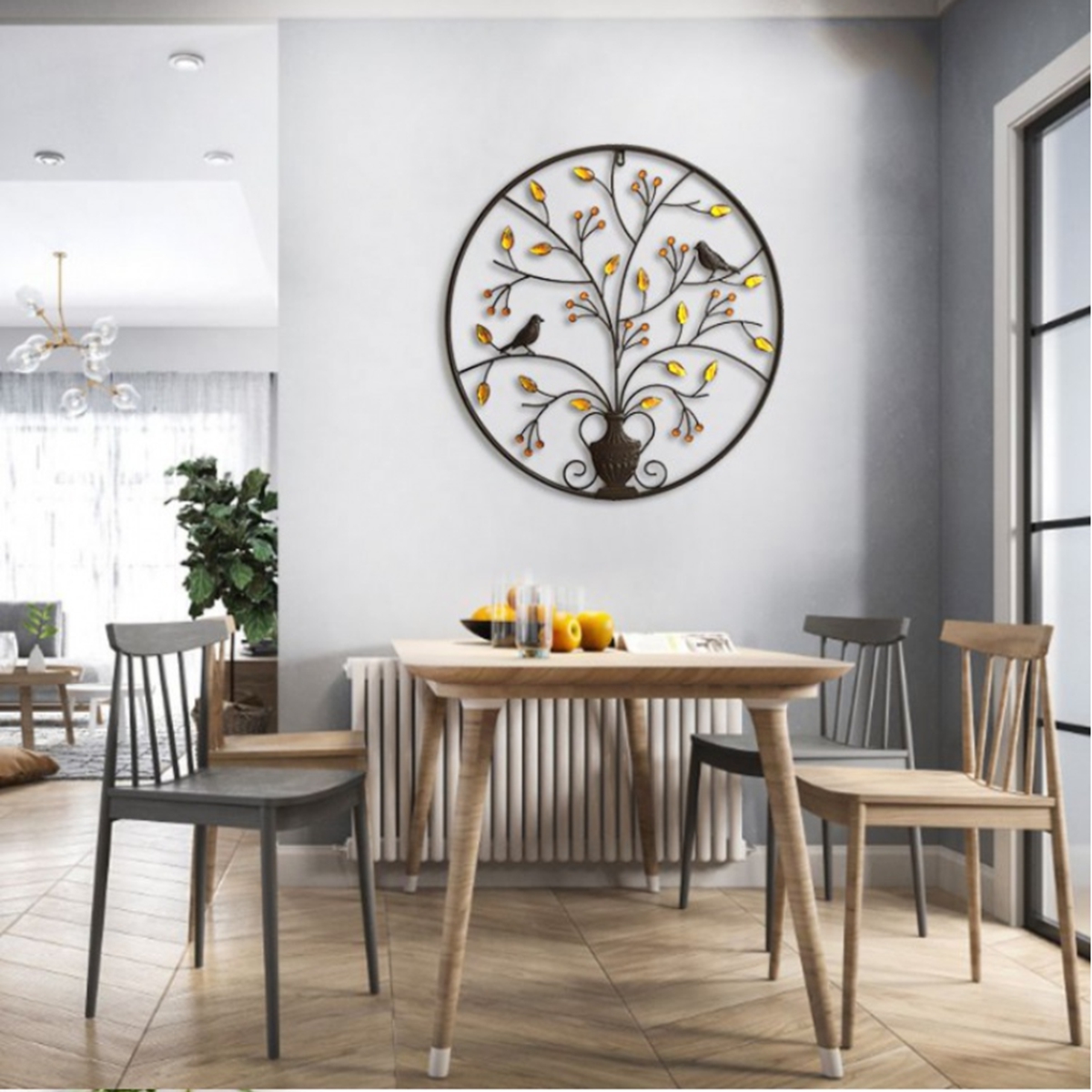 Brown-Tree-of-Life-Wall-Hanging-Art-Picture-Metal-Iron-Sculpture-BIG-62cm-Wall-Decorative-Art-Kit-Ga-1765506-5