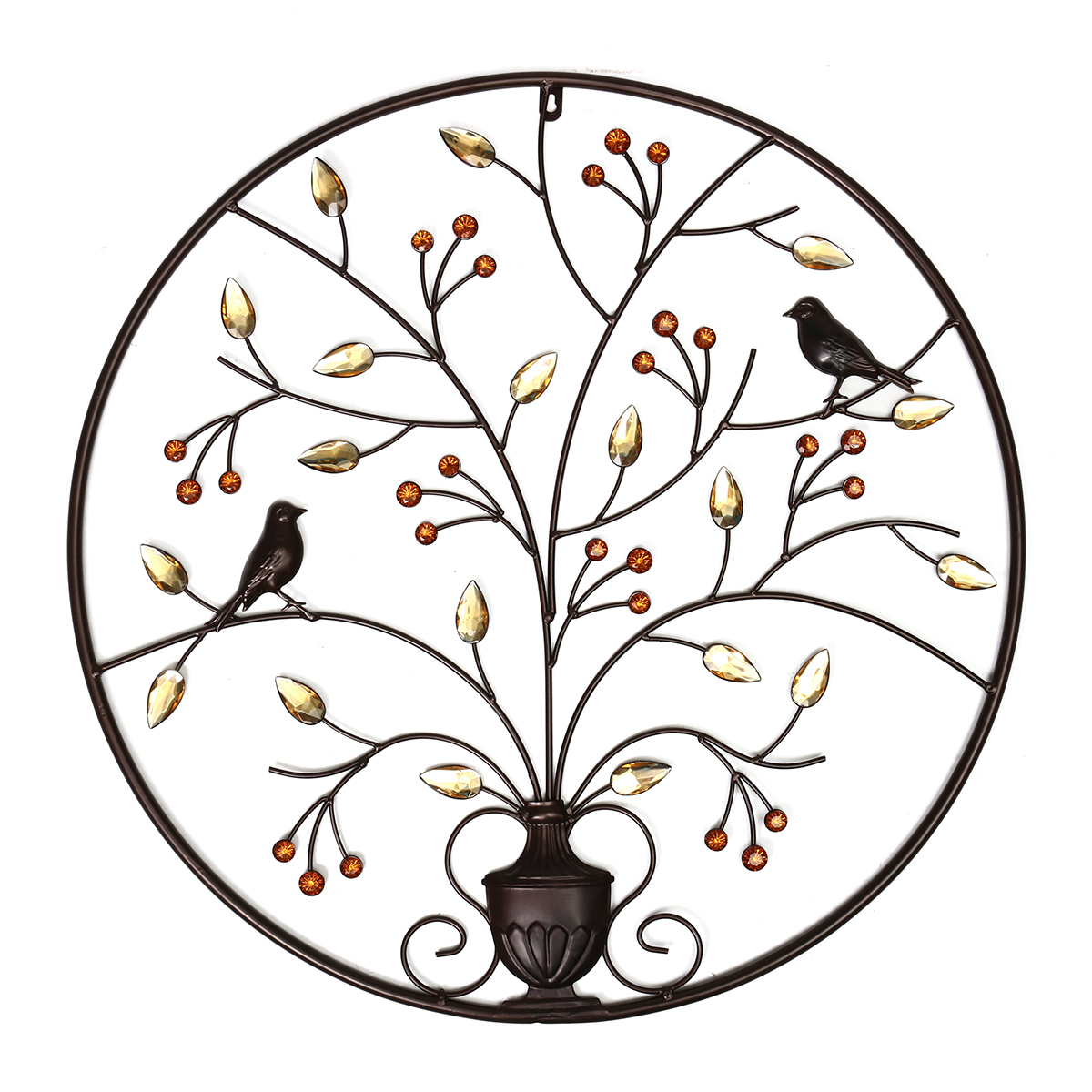 Brown-Tree-of-Life-Wall-Hanging-Art-Picture-Metal-Iron-Sculpture-BIG-62cm-Wall-Decorative-Art-Kit-Ga-1765506-10