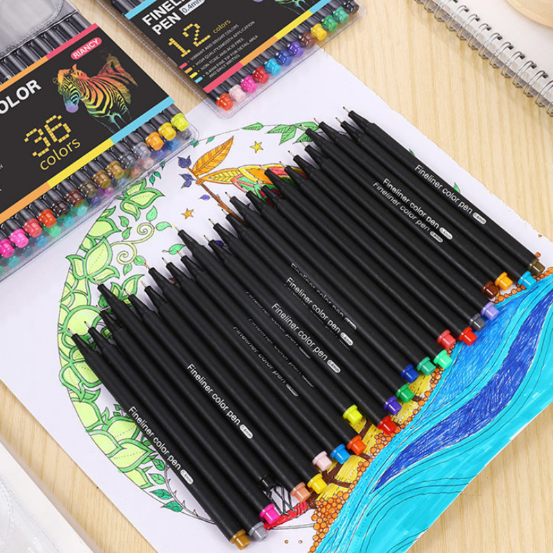 Colorful-Hook-Line-Pen-122436-Colors-04mm-Needle-Pen-Set-Markers-Pens-Fine-Tip-Drawing-Pen-Art-Offic-1655770-3