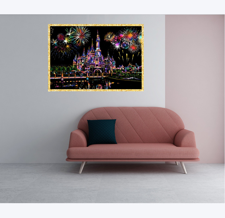 Colorful-Urban-Scene-Painting-City-Night-Scratch-Picture-Painting-Scraping-Paper-DIY-Craft-Birthday--1706633-12