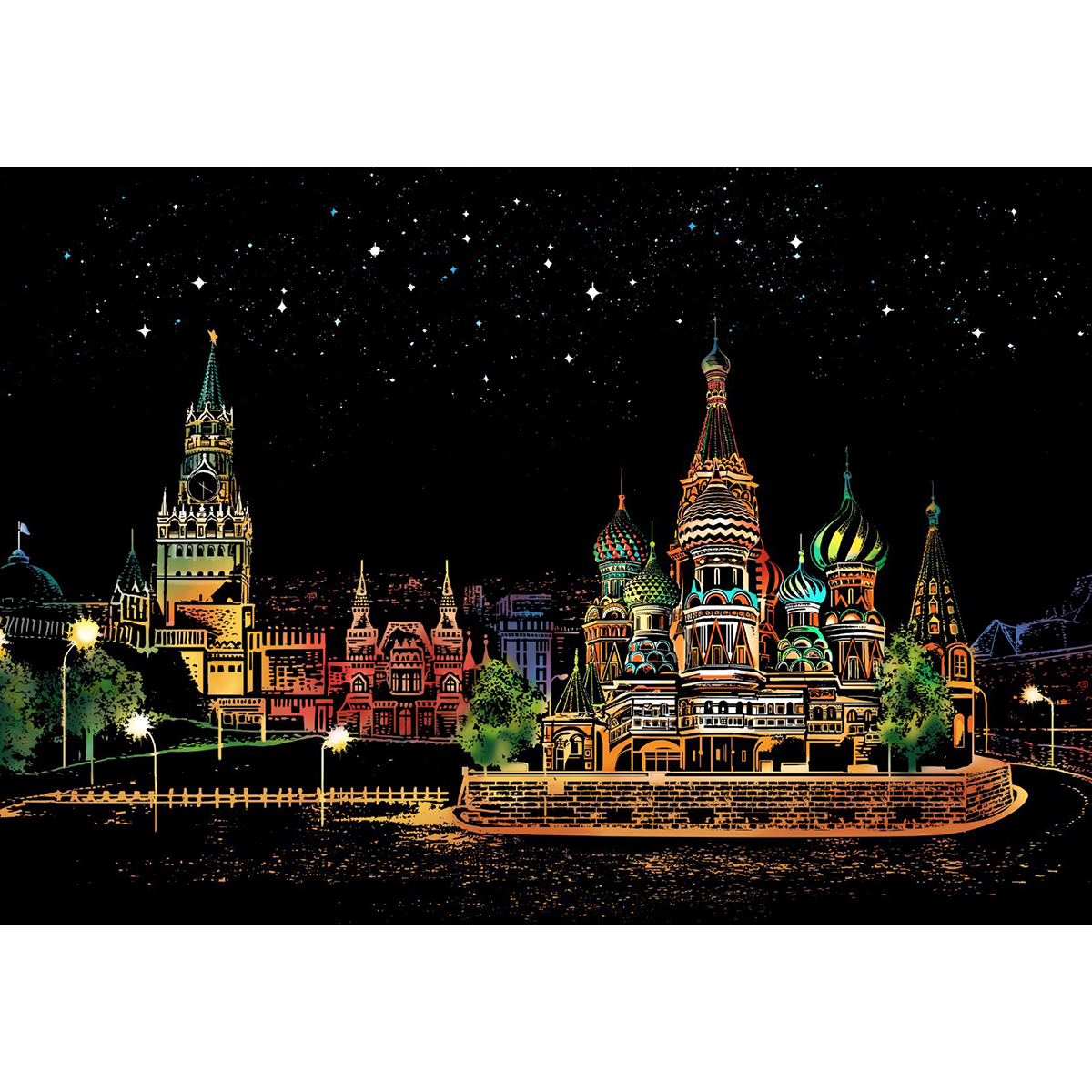 DIY-Scratch-Scraping-Painting-Drawing-Paper-World-Sightseeing-Pictures-Creative-Gift-Home-Decor-DIY--1634916-9