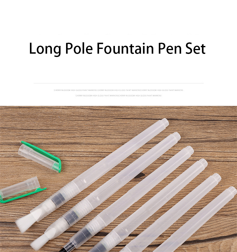 GUANGNA-6Pcs-Water-Pen-Set-Round--Flat-Nylon-Nib-Large-Capacity-Holder-Brush-For-Pigment-Painting-Wa-1802345-1