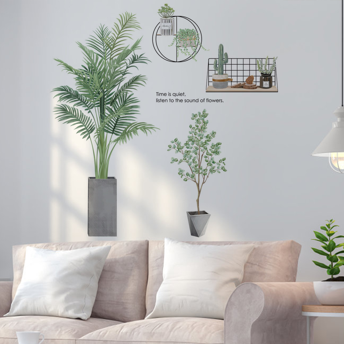 Green-Leaves-Wall-Stickers-Waterproof-Removable-Wall-Decal-Home-Office-Living-Room-Bedroom-Wall-Deco-1774850-1