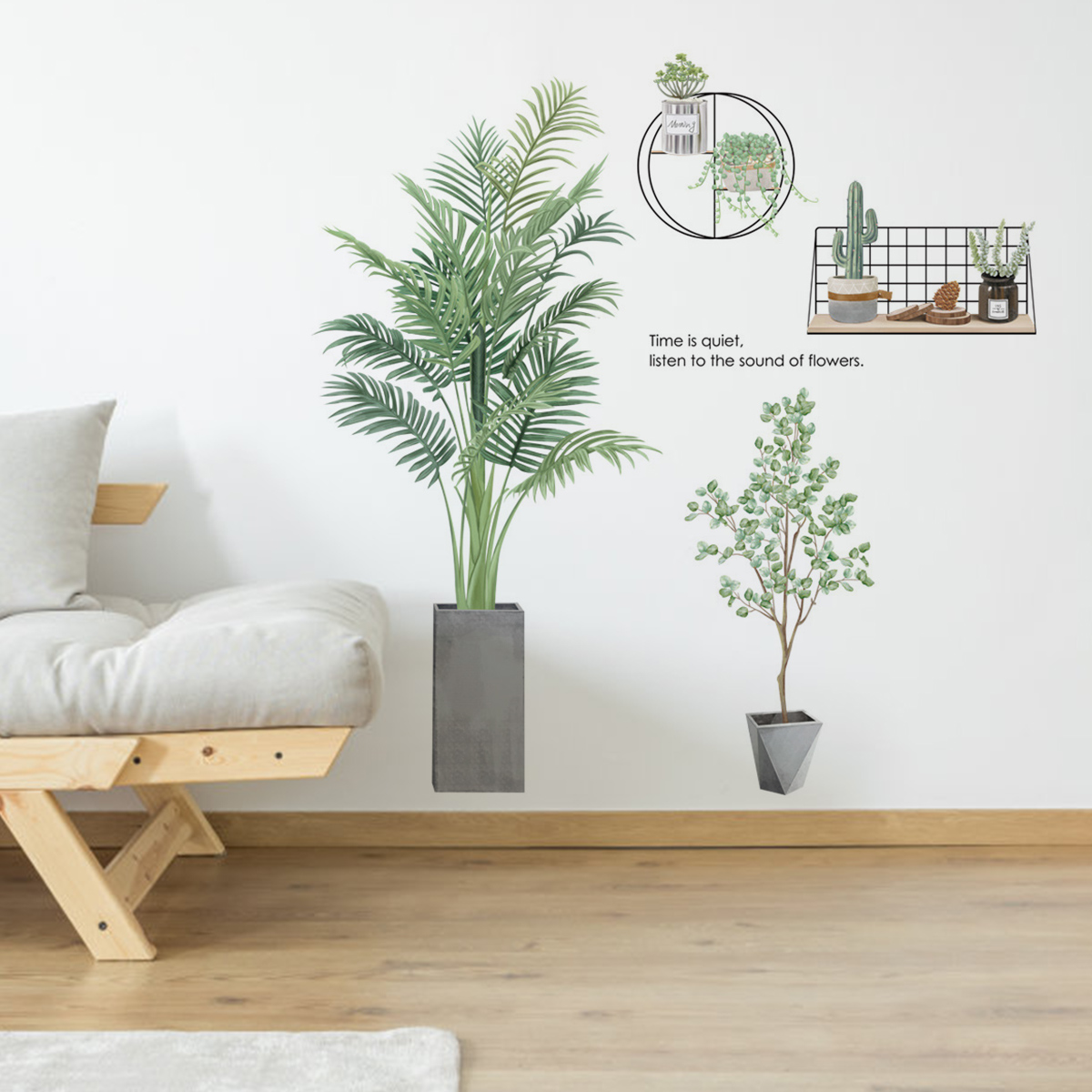 Green-Leaves-Wall-Stickers-Waterproof-Removable-Wall-Decal-Home-Office-Living-Room-Bedroom-Wall-Deco-1774850-2