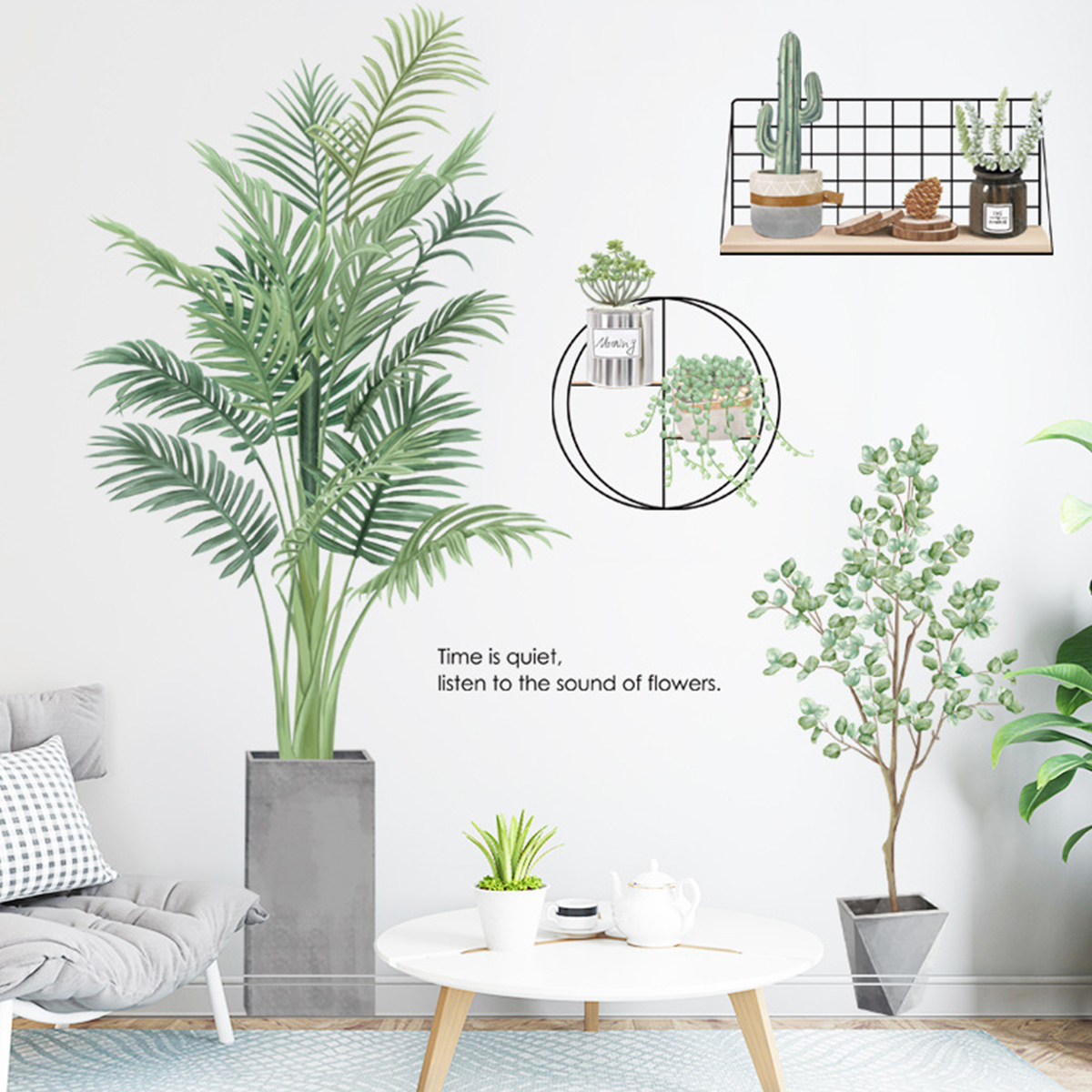 Green-Leaves-Wall-Stickers-Waterproof-Removable-Wall-Decal-Home-Office-Living-Room-Bedroom-Wall-Deco-1774850-6