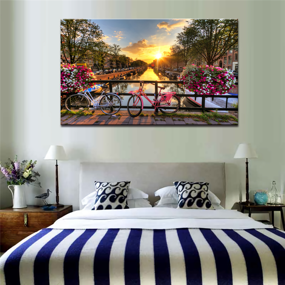 Paint-By-Numbers-Wall-Art-Beautiful-Sunrise-Flower-Bike-On-The-Bridge-In-Amsterdam-Poster-Living-Roo-1748733-16