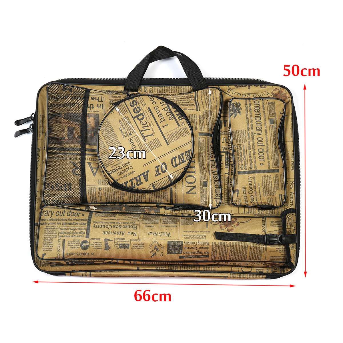 Thick-Canvas-4K-Drawing-Board-Bag-Multifunctional-Shoulder-Backpack-Waterproof-Hand-Carry-Bag-Artist-1686437-4