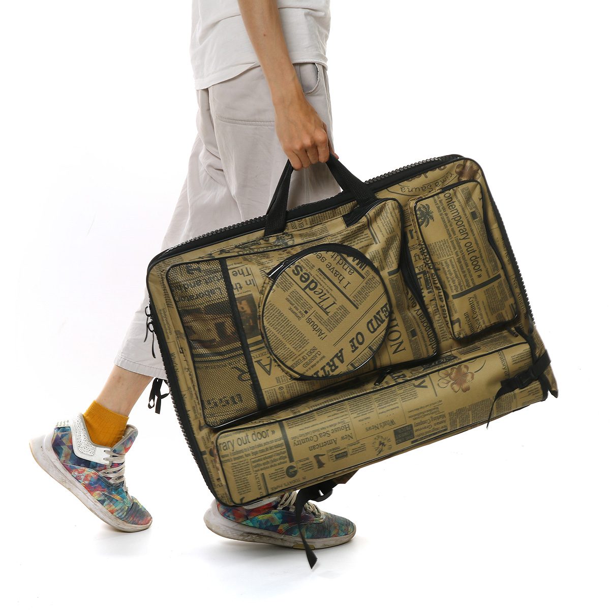 Thick-Canvas-4K-Drawing-Board-Bag-Multifunctional-Shoulder-Backpack-Waterproof-Hand-Carry-Bag-Artist-1686437-6