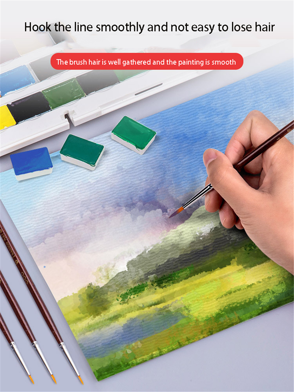 Transon-700-Painting-Brush-7pcs-Set-Watercolor-Gouache-Line-Drawing-Pen-Nylon-Nib-7-Specs-Brush-Set--1742991-4