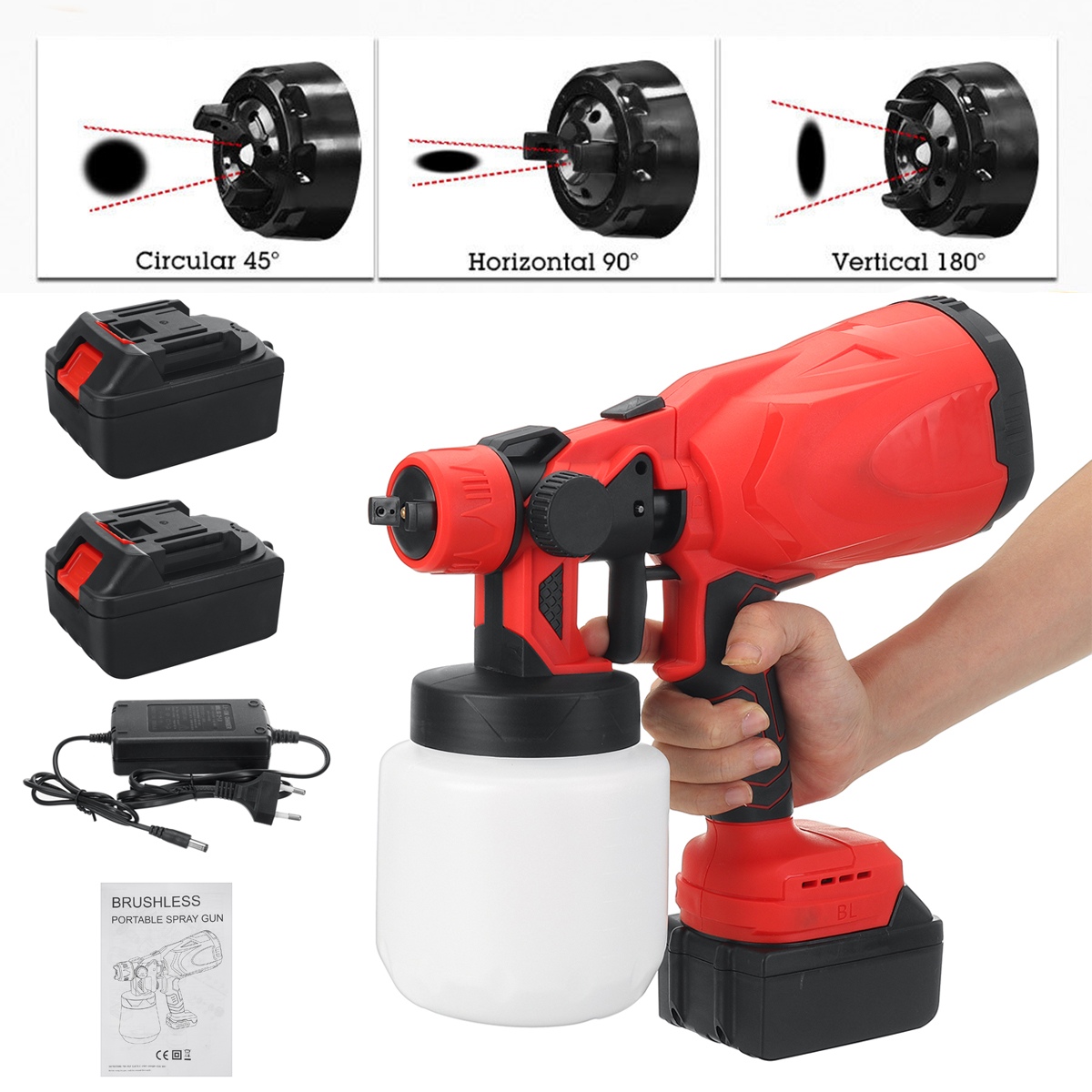 21V-1300mAh-Paint-Spray-Guns-Craft-Painting-Tool-Spray-Model-Airbrush-Electric-Paint-Sprayer-W-12-Ba-1872349-3