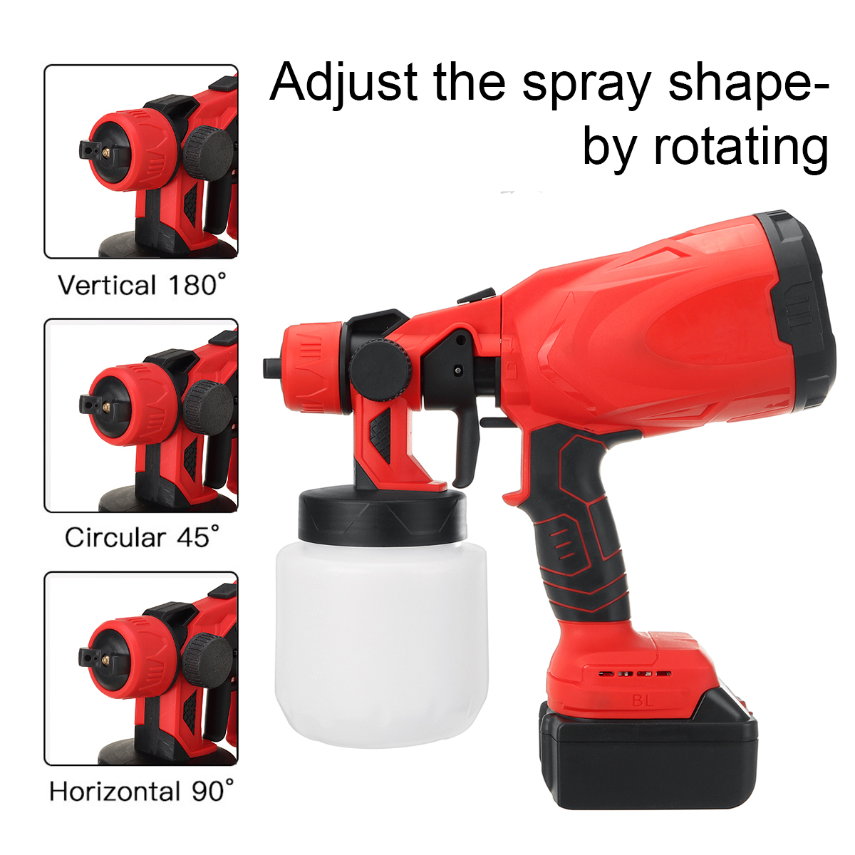 21V-1300mAh-Paint-Spray-Guns-Craft-Painting-Tool-Spray-Model-Airbrush-Electric-Paint-Sprayer-W-12-Ba-1872349-4