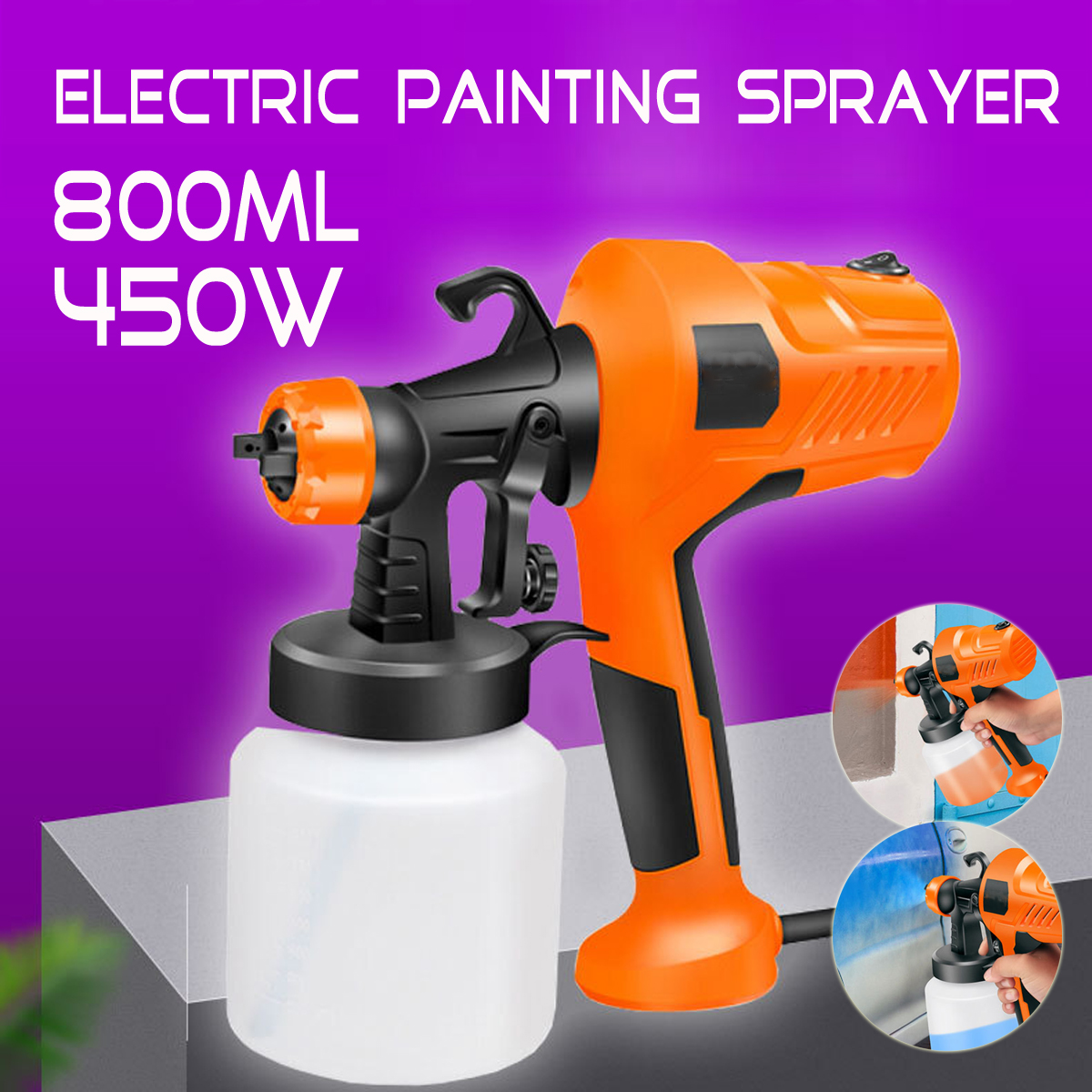 450W-800ML-Electric-Spray-Paint-Sprayer-Home-Car-Painting-Tool-Adjustable-Nozzle-Random-Color-1692630-1