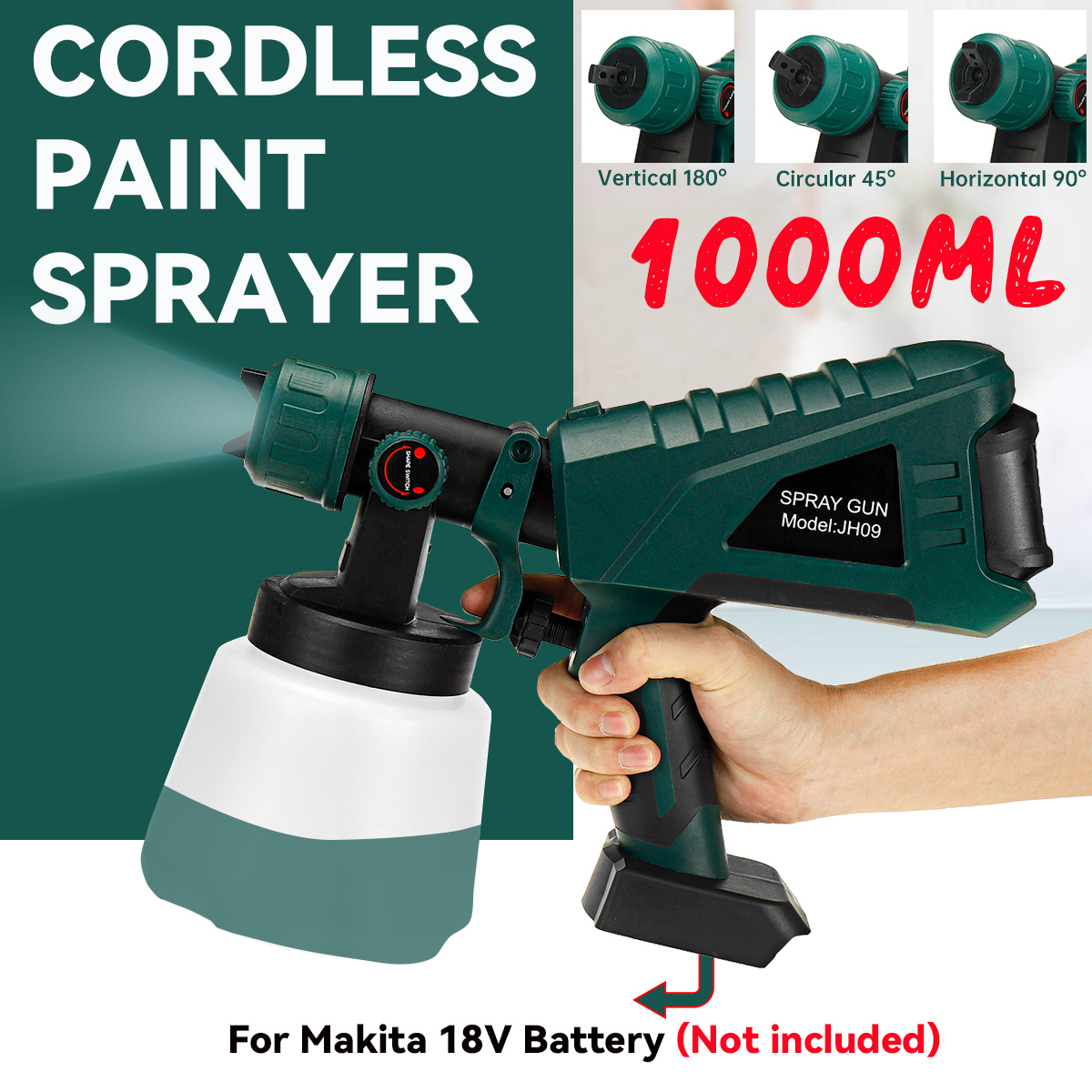 800W-1000ml-Cordless-Rechargeable-Electric-Paint-Sprayer-Spray-Guns-W-Adjustment-Knob-For-Makita-18V-1901191-1