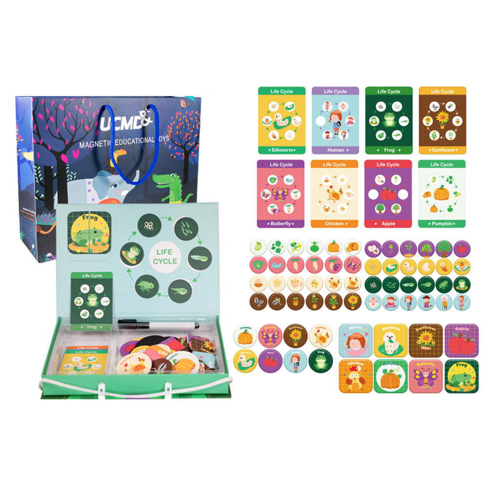 Magnetic-Puzzle-Leaning-Life-Cycle-Animal-Human-Growth-Educational-Kids-Toys-for-Kids-Gift-1636847-2