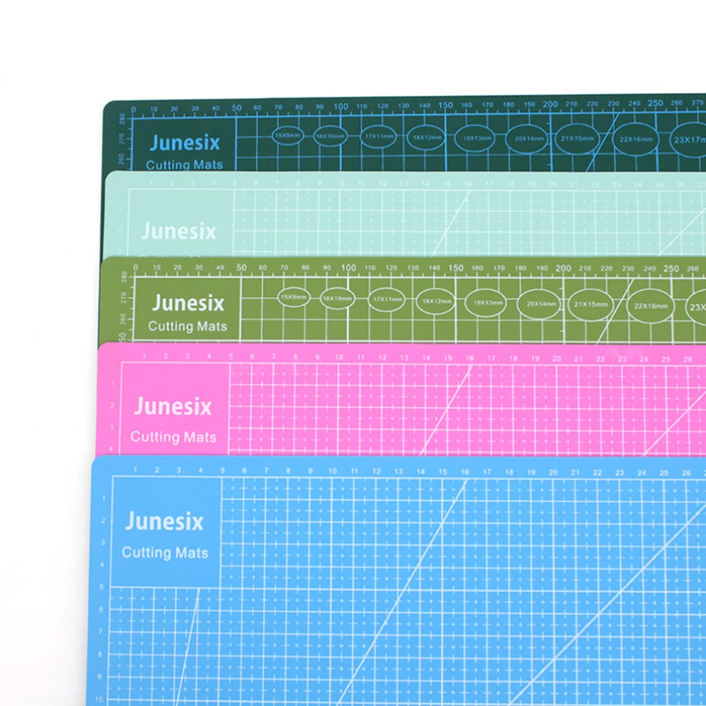 Junesix-A3-Gray-Core-Cutting-Pad-DIY-Tools-Double-sided-Cutting-Pad-PVC-Craft-Card-Fabric-Leather-Pa-1700490-1