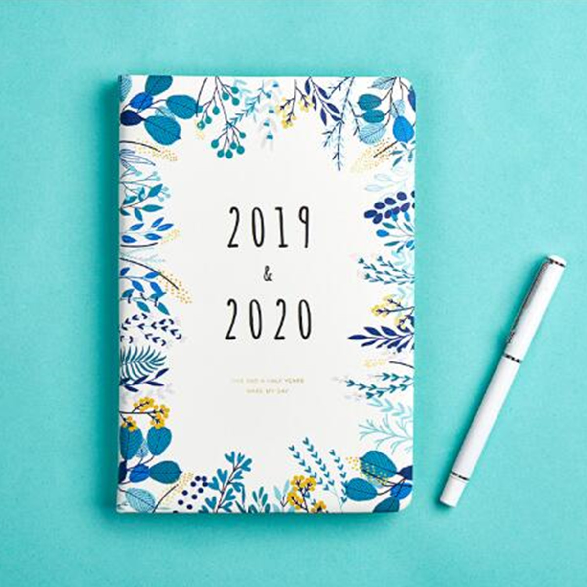 2019-2020-Weekly-Monthly-Agenda-Planner-Monthly-Weekly-Plan-Portable-Notebook-Cute-Diary-Flower-Sche-1530952-1