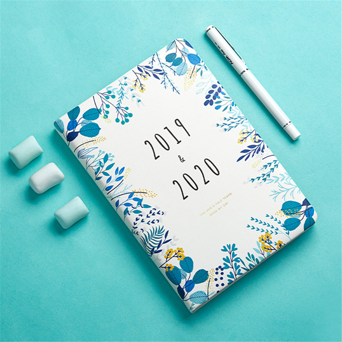 2019-2020-Weekly-Monthly-Agenda-Planner-Monthly-Weekly-Plan-Portable-Notebook-Cute-Diary-Flower-Sche-1530952-2